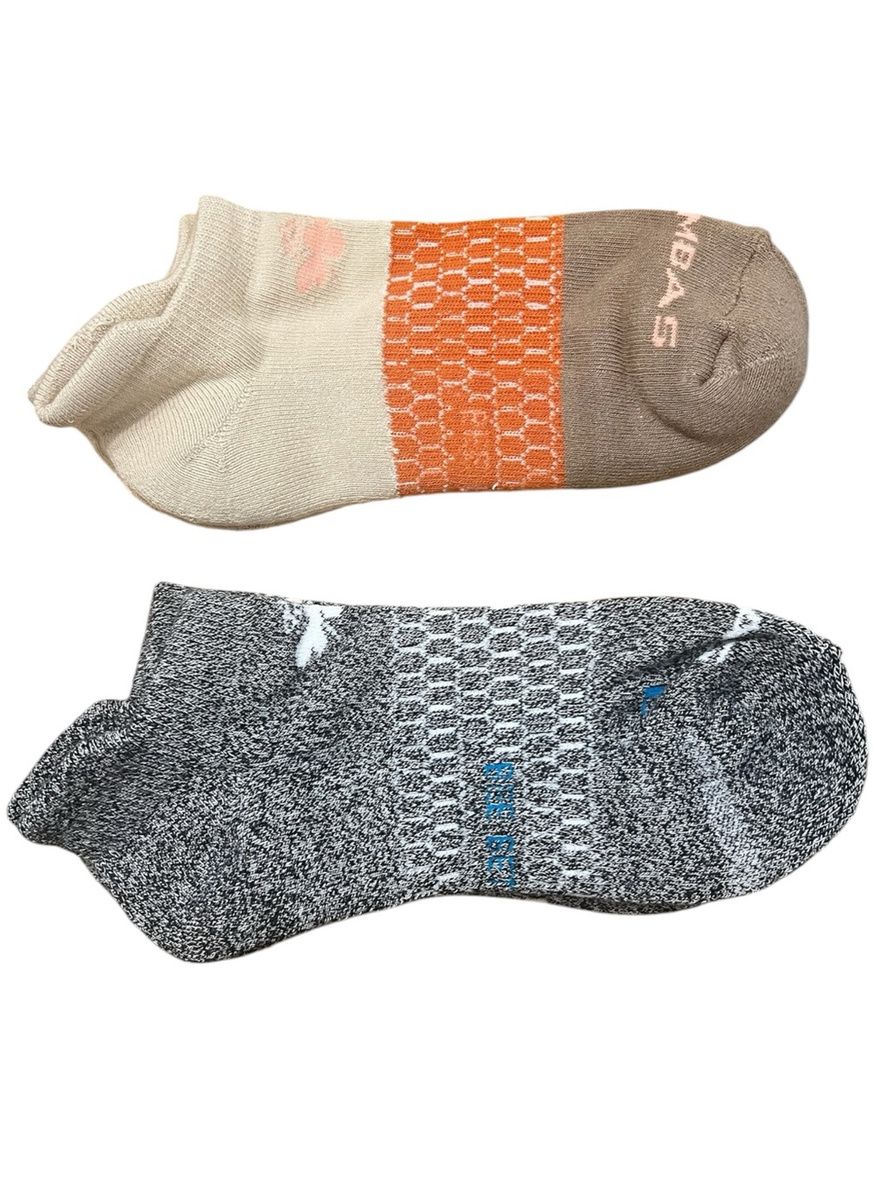 Set of 2 Women’s Week of Bombas Ankle Socks M Comfort Cotton Blend Casual